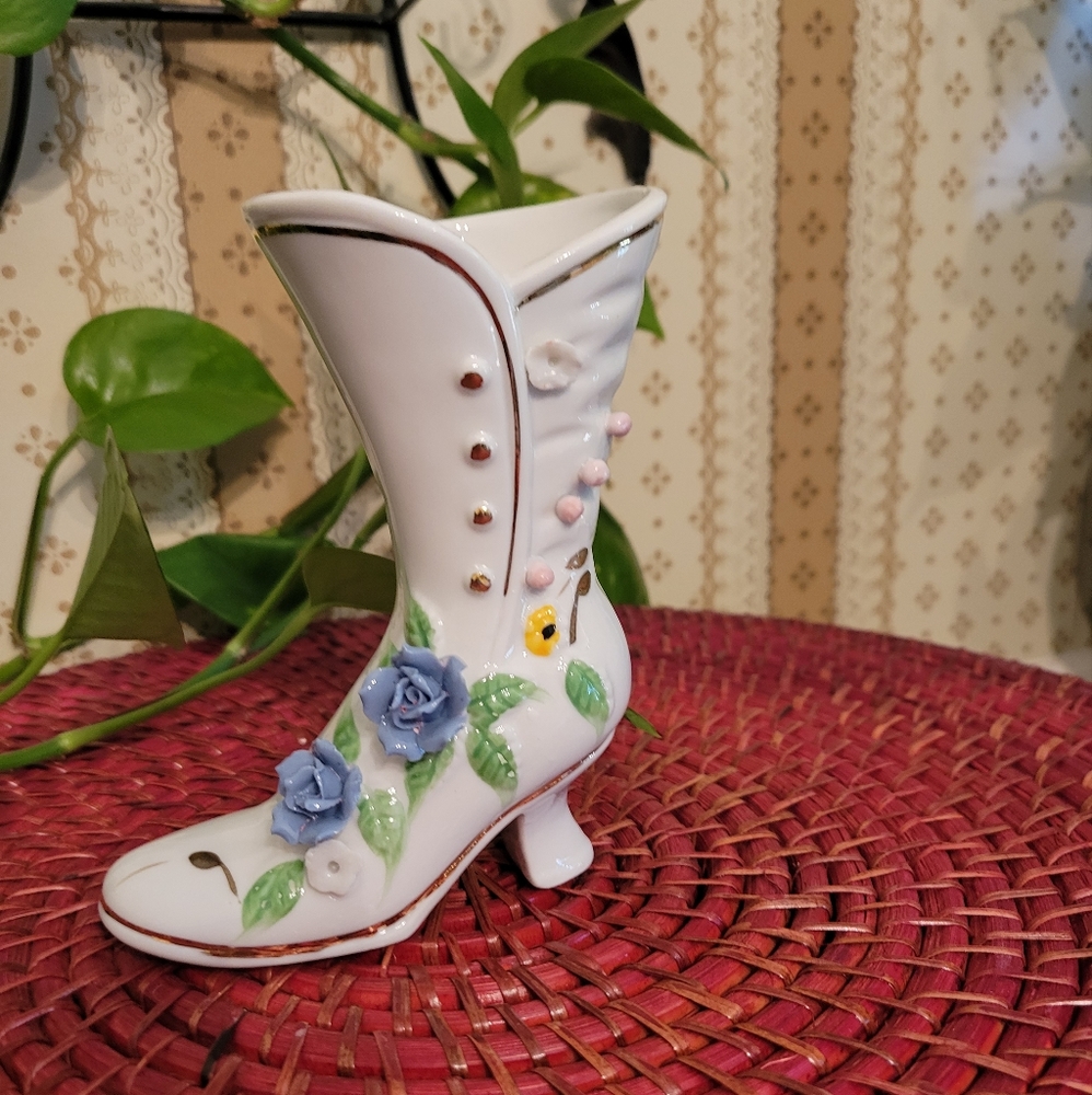 Vintage Porcelain Boot